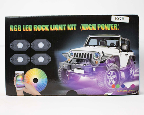 RGB LED ROCK LIGHT KIT - P1010303